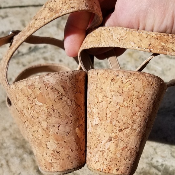Trudy Cork Wedge/Platform Sandals - Picture 5 of 7